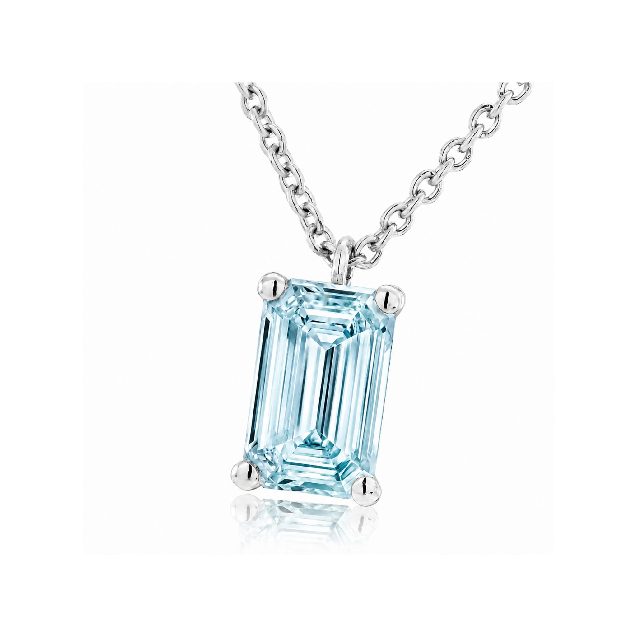 Emerald-Cut Pendant