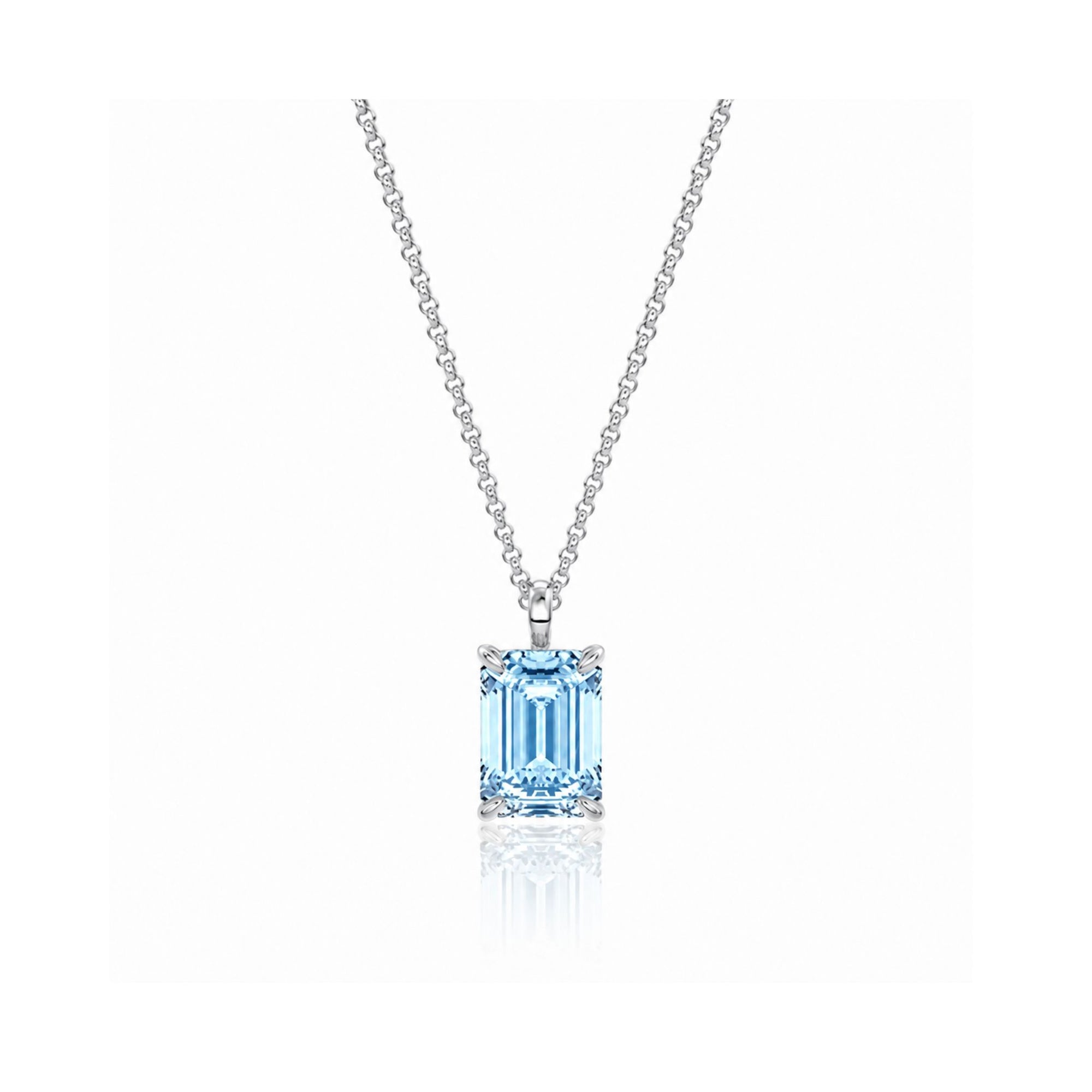 Emerald-Cut Pendant
