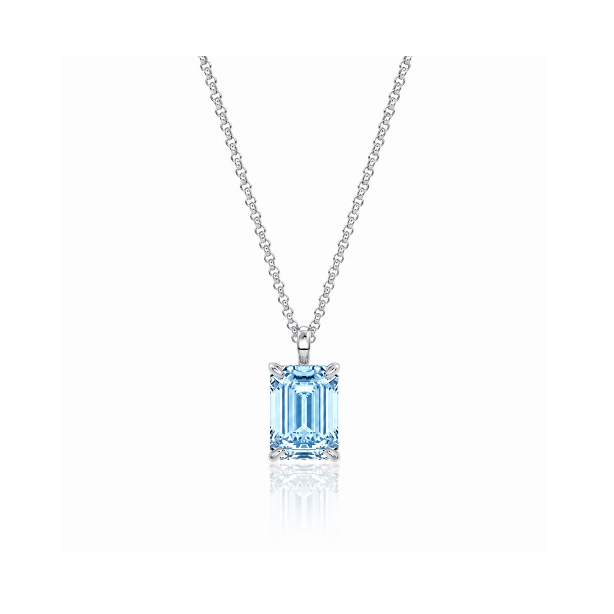 Emerald-Cut Pendant