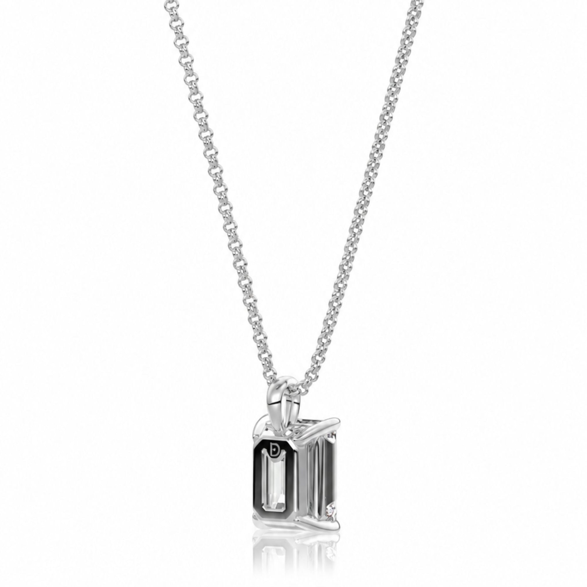 Emerald-Cut Pendant