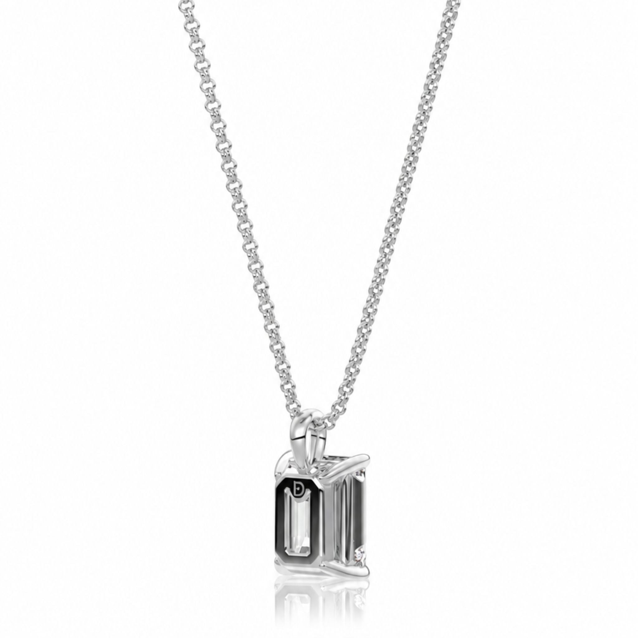 Emerald-Cut Pendant