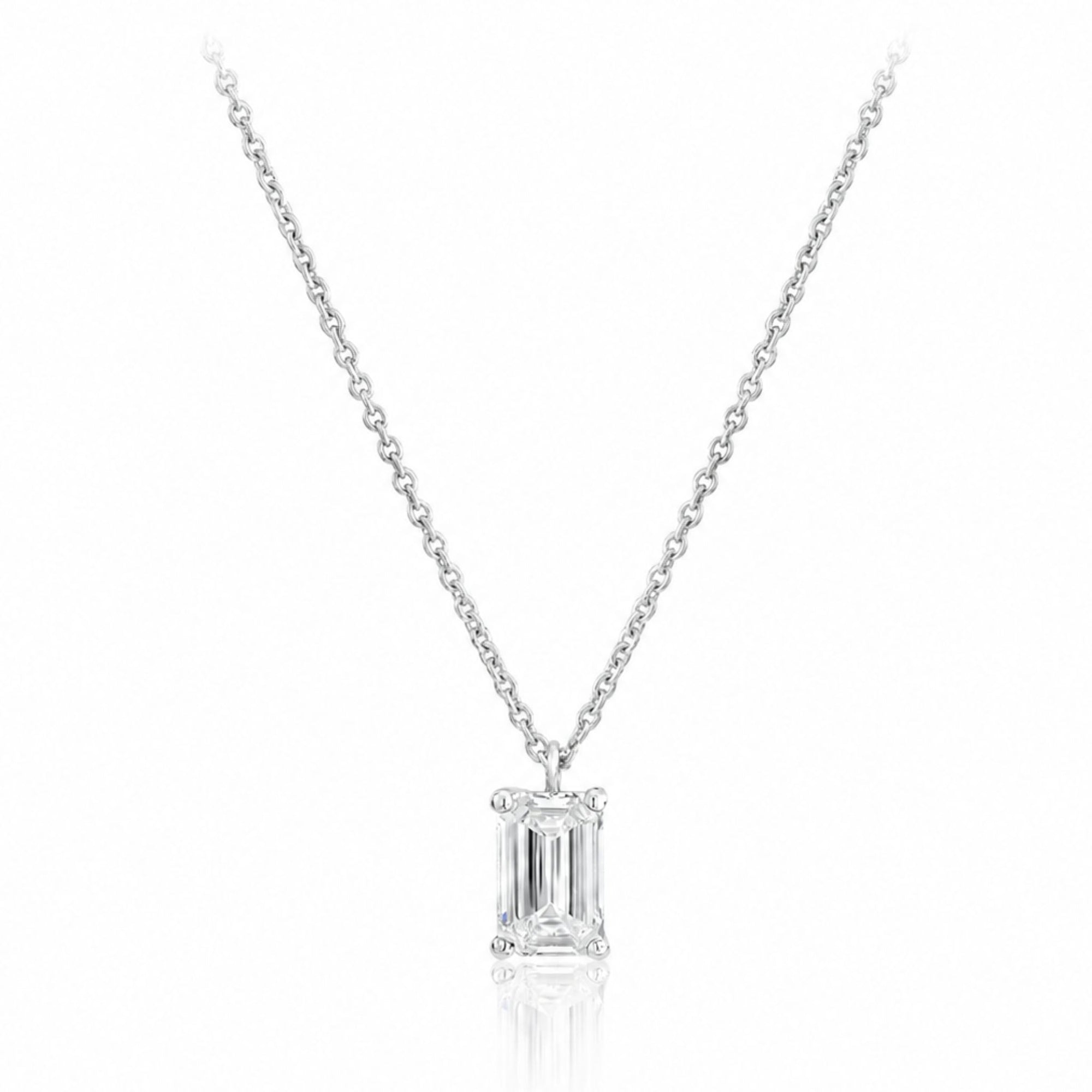 Emerald-Cut Pendant