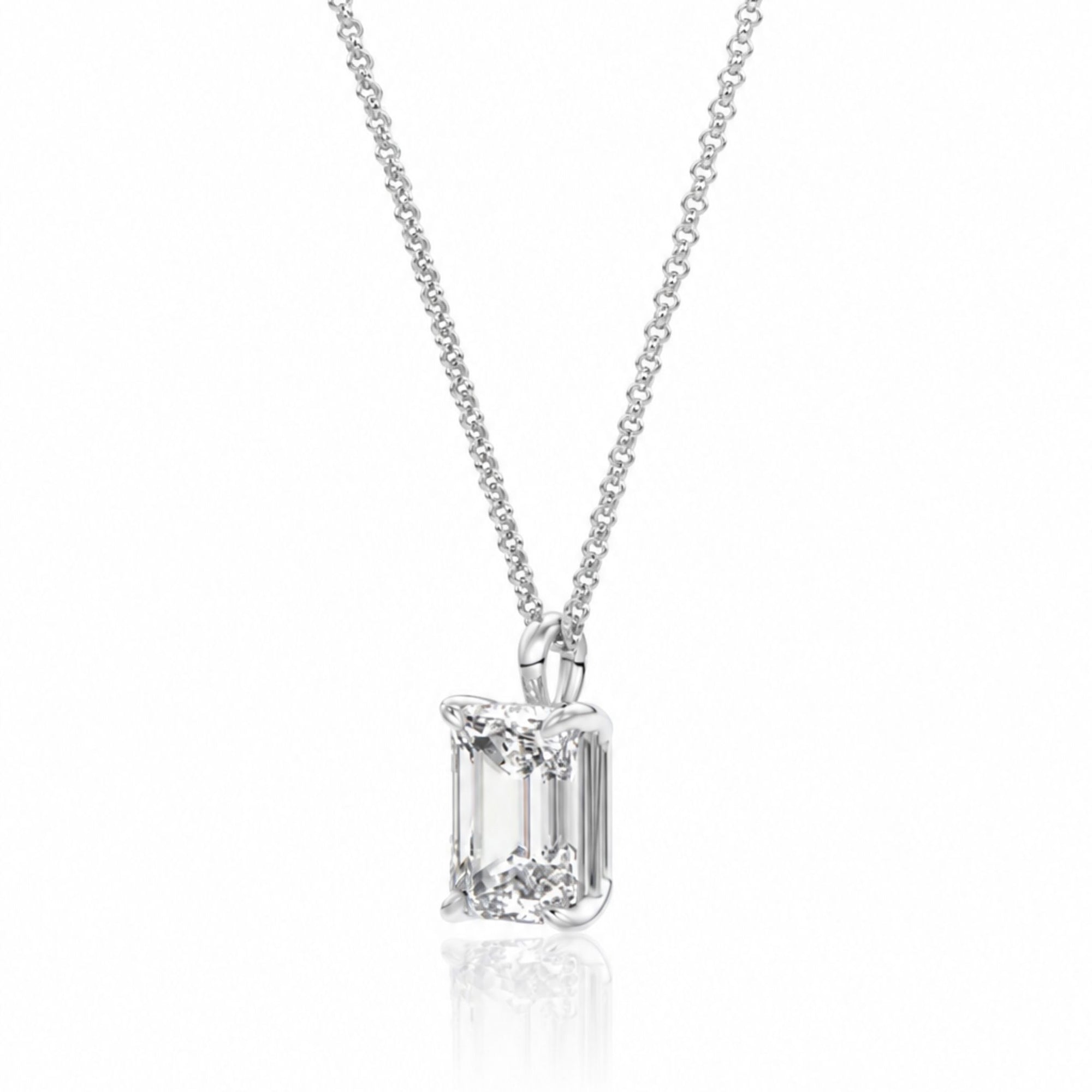 Emerald-Cut Pendant