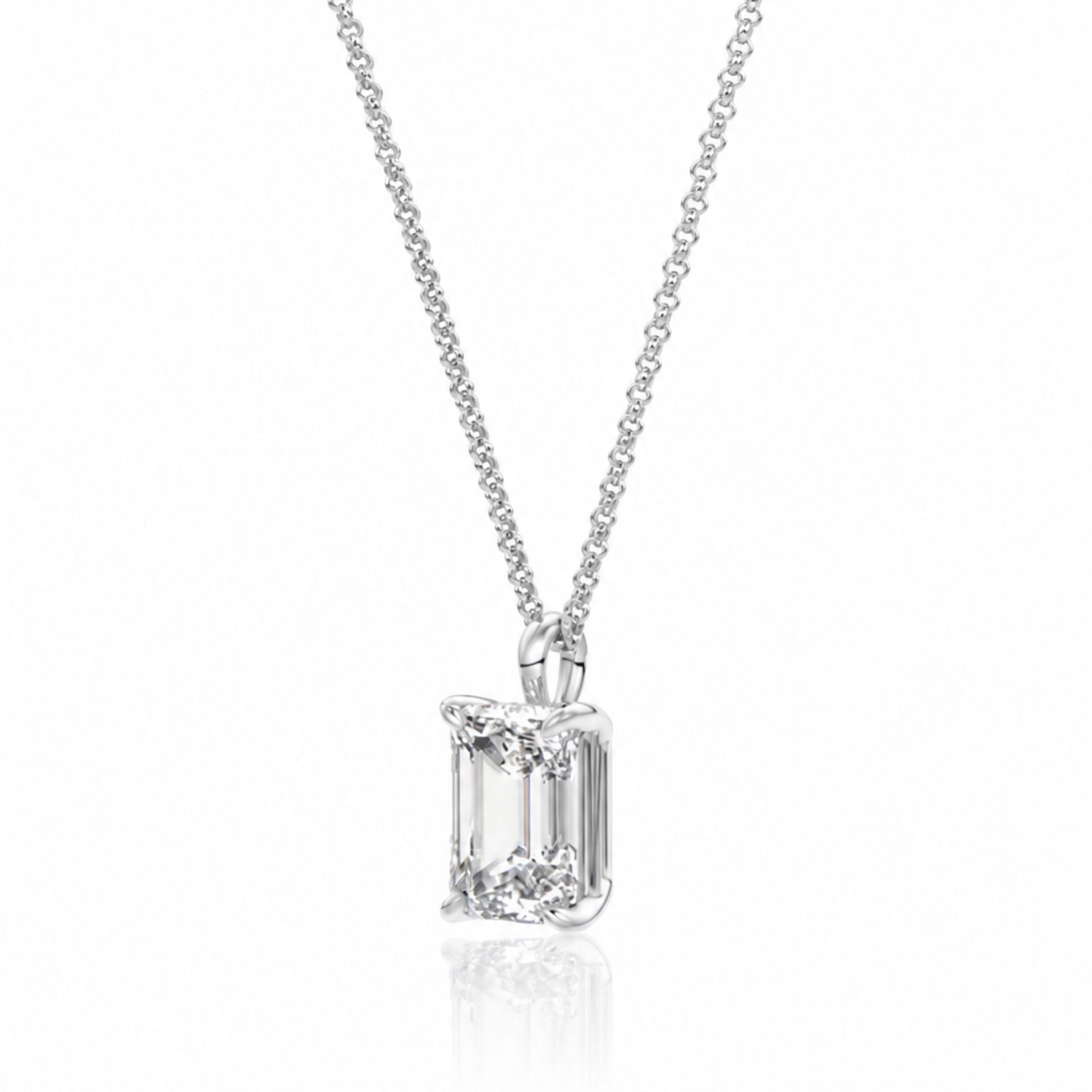Emerald-Cut Pendant