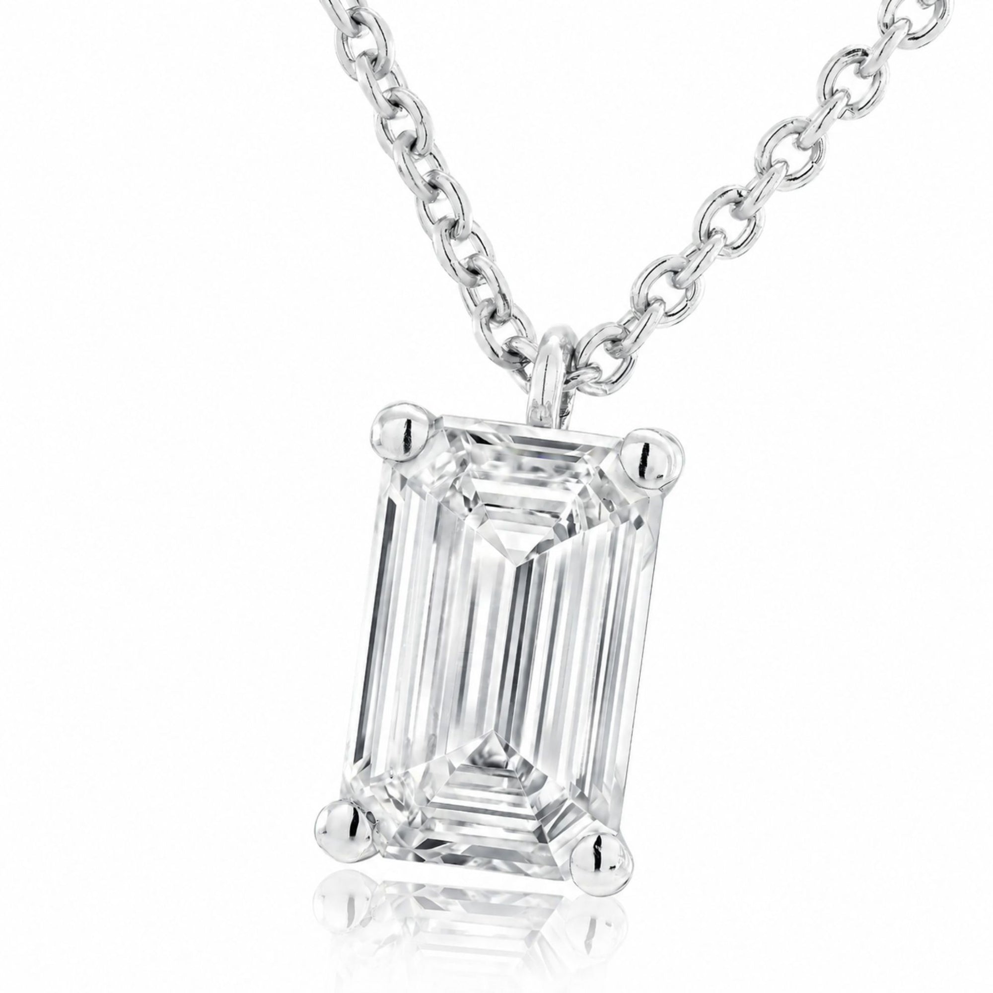 Emerald-Cut Pendant
