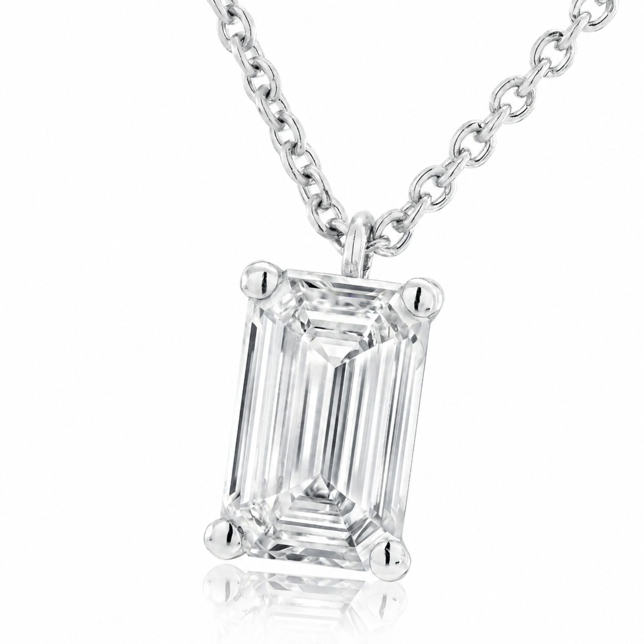 Emerald-Cut Pendant