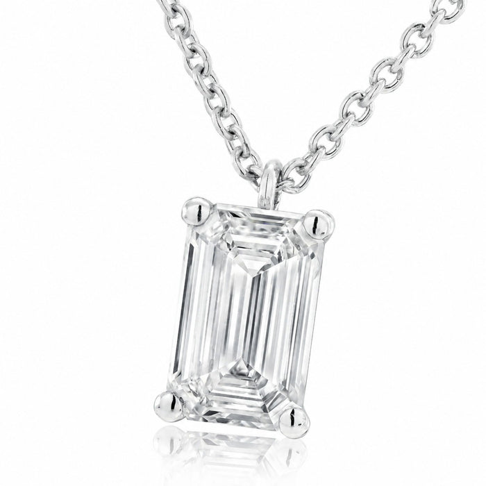 Emerald-Cut Pendant