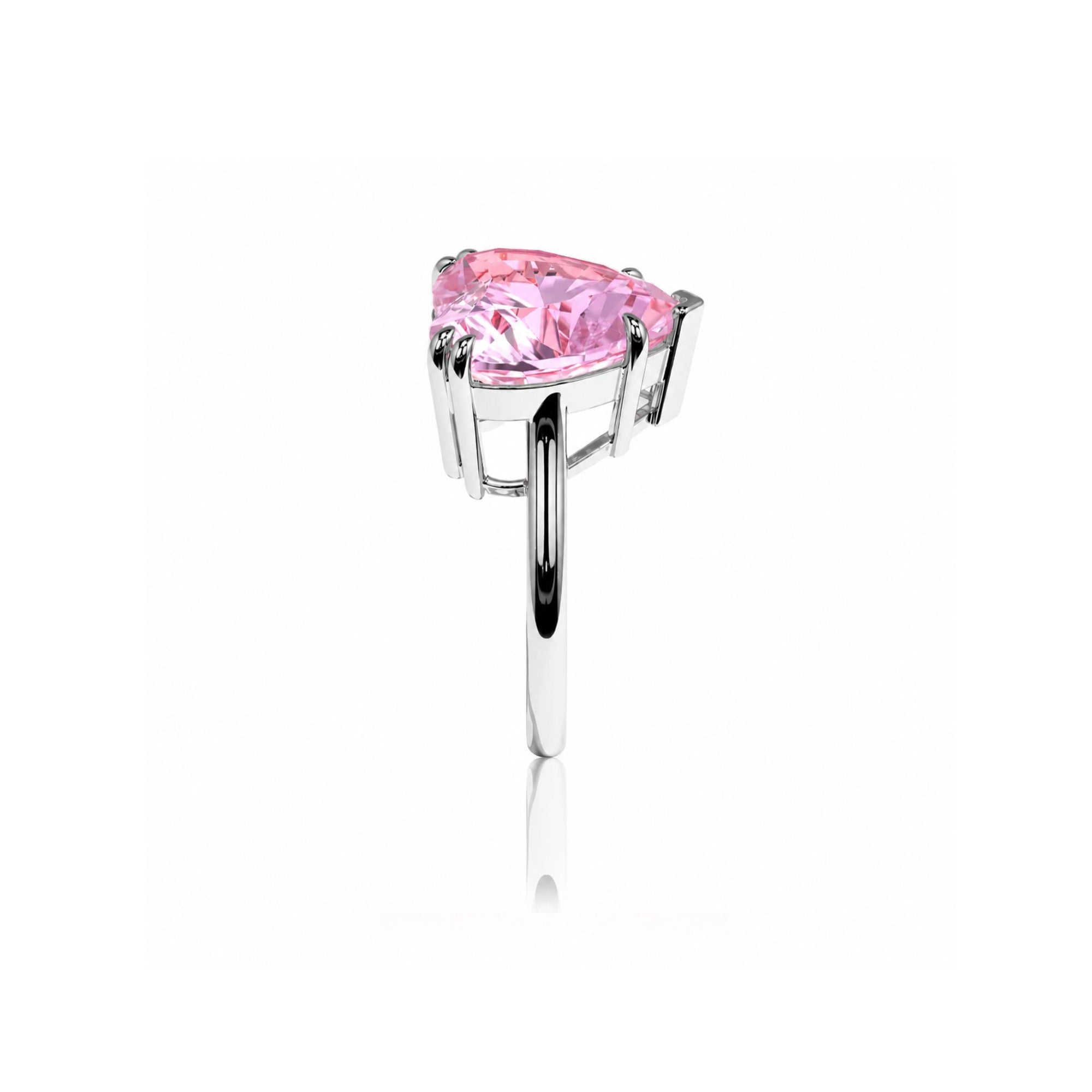 Heart Solitaire Ring