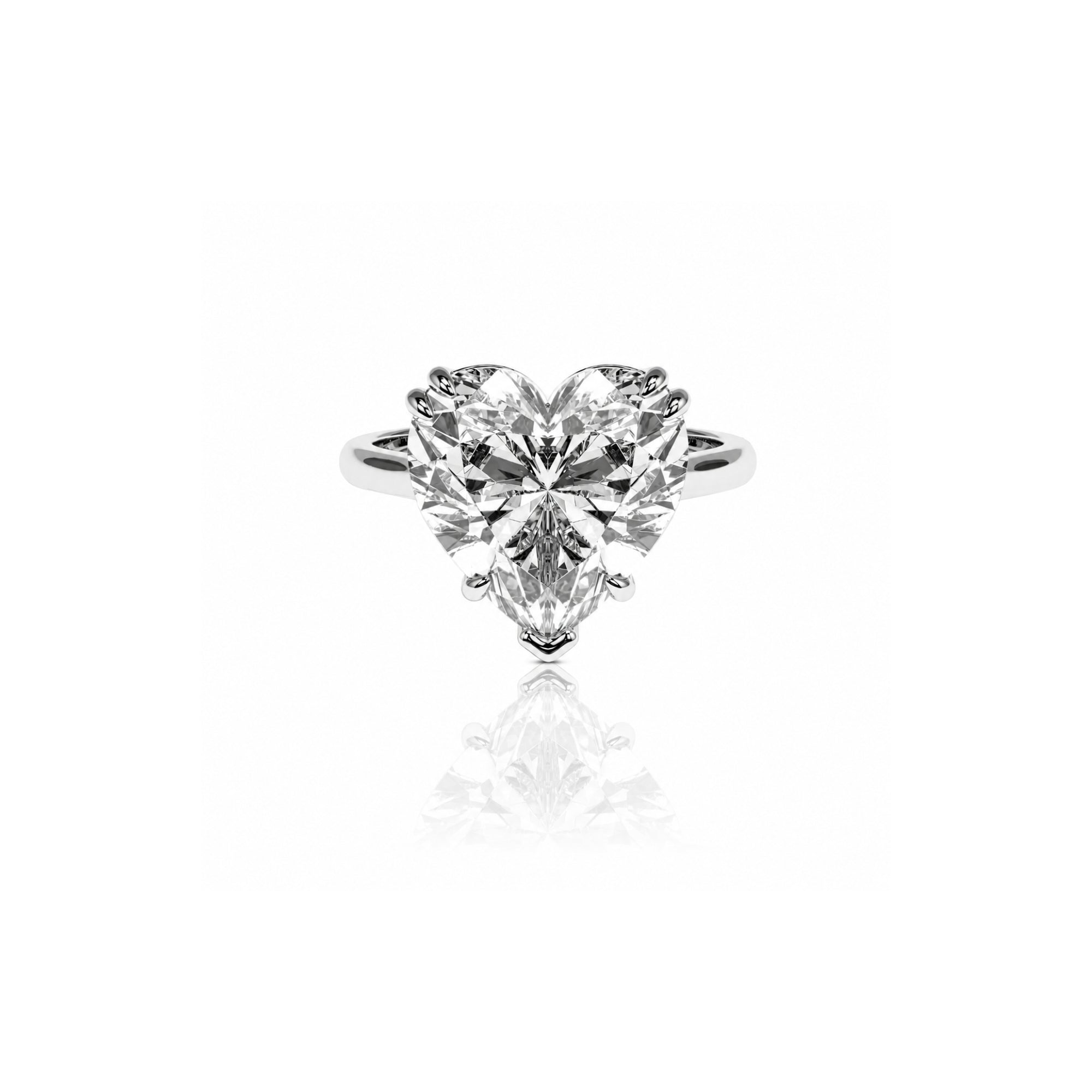 Anillo Solitario Corazón
