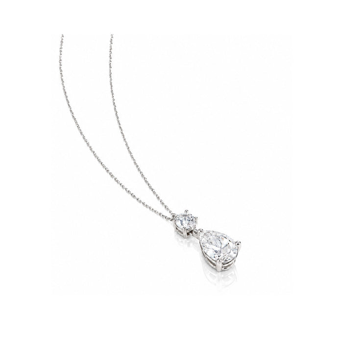 Pear & Round Pendant