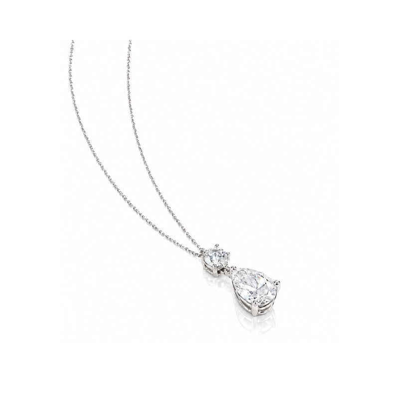 Pear & Round Pendant