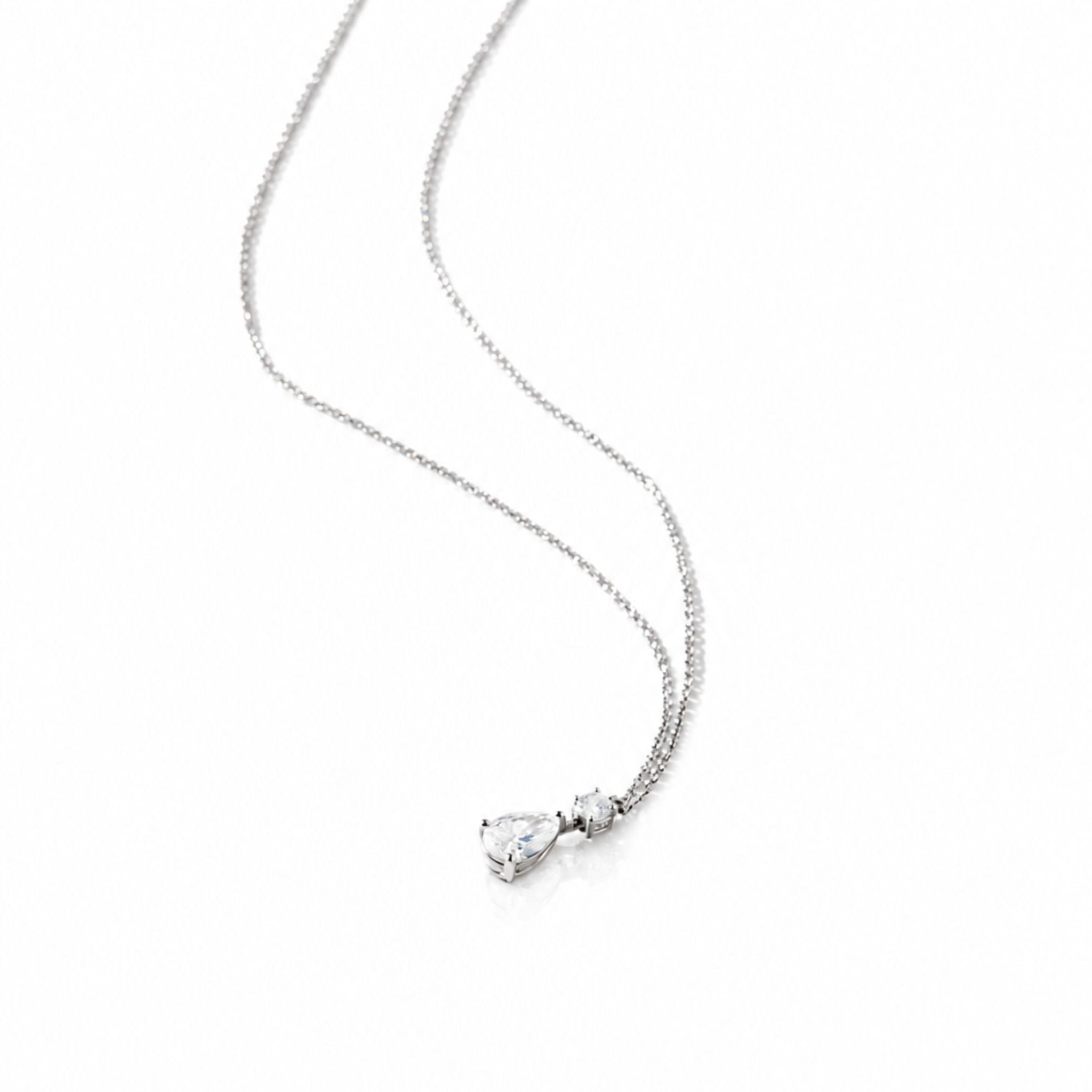 Pear & Round Pendant
