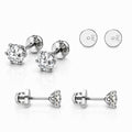 Pendientes de diamantes