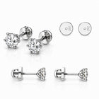Pendientes de diamantes