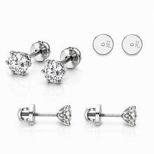 Pendientes de diamantes